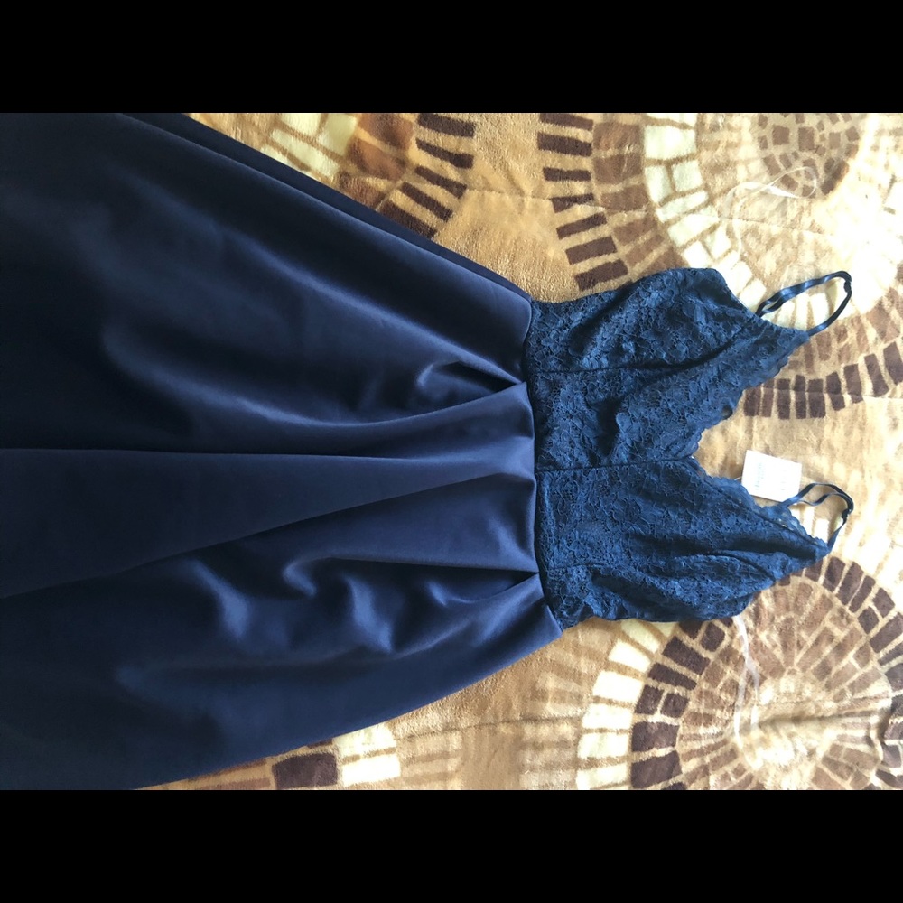 Navy blue dress